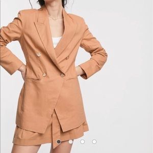 NWT Linen Suit Blazer (Matching Shorts Available)